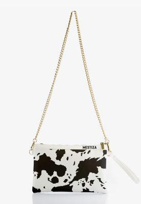 mestiza-pochette-bianca-COW-BLACK